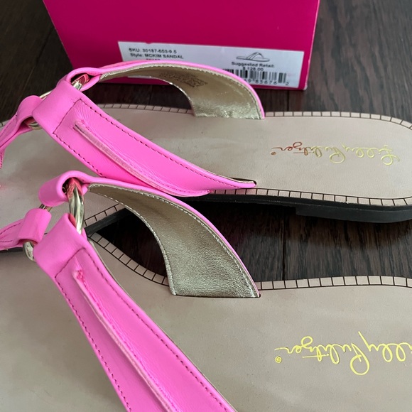 Lilly Pulitzer Pink McKim sandals - Picture 2 of 4
